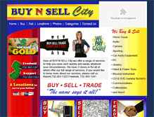Tablet Screenshot of buynsellcity.net